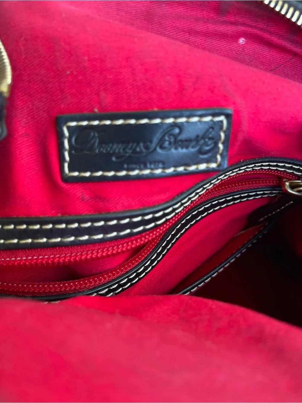 DOONEY & BOURKE LARGE PEBBLE GRAIN SATCHEL